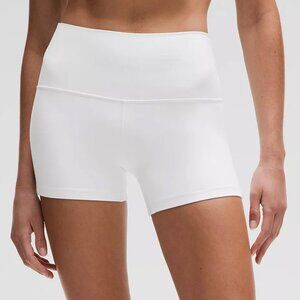 lululemon Align™ High-Rise Short 4"- White